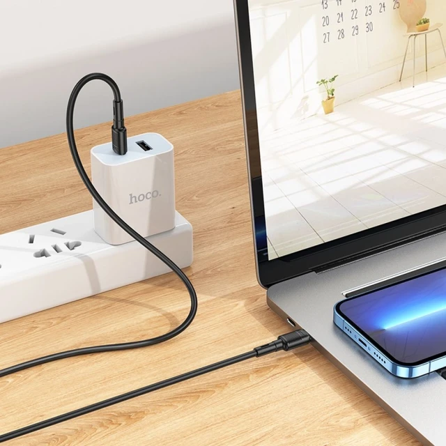 Кабель Hoco X83 USB C до USB C PD 3A 60W 1 м Black (6931474770929)