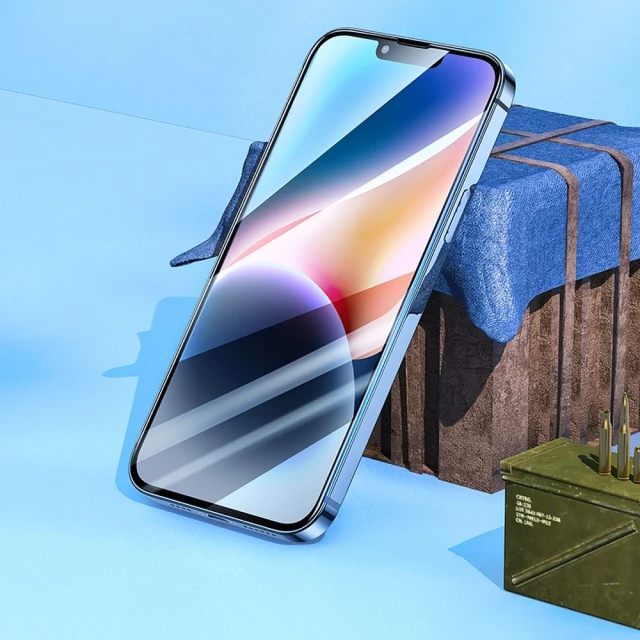 Захисне скло Hoco HD Anti-static для iPhone 14 Plus/13 Pro Max Clear (25 pack) (6931474771346)