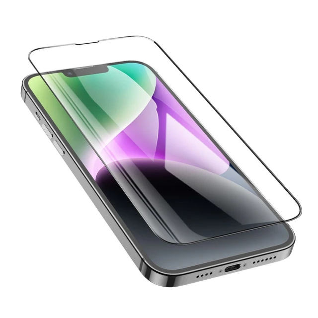 Захисне скло Hoco HD Anti-static для iPhone 14 Plus/13 Pro Max Clear (25 pack) (6931474771346)