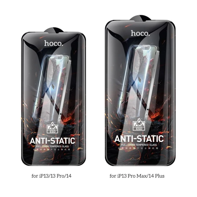Захисне скло Hoco HD Anti-static для iPhone 14 Plus/13 Pro Max Clear (25 pack) (6931474771346)