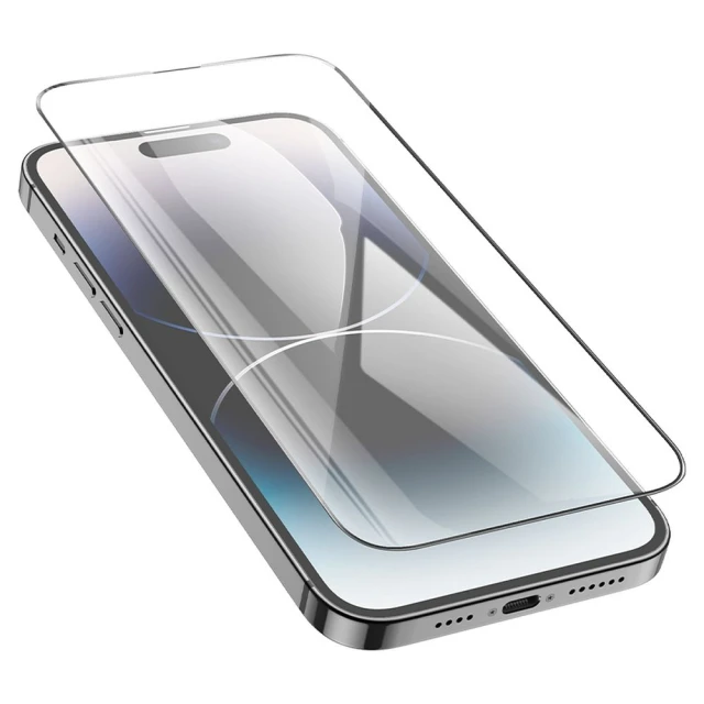 Захисне скло Hoco HD Anti-static для iPhone 14 Pro Clear (25 pack) (6931474778956)