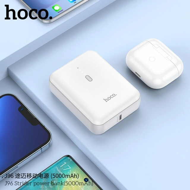 Портативний зарядний пристрій Hoco J96 5000 mAh 2A White (6931474781345)