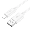 Кабель HOCO X88 USB-A к Lightning 2.4A 1 м White (6931474783318)