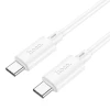 Кабель Hoco X88 USB-C to USB-C PD 3A 60W 1m White (6931474783370)