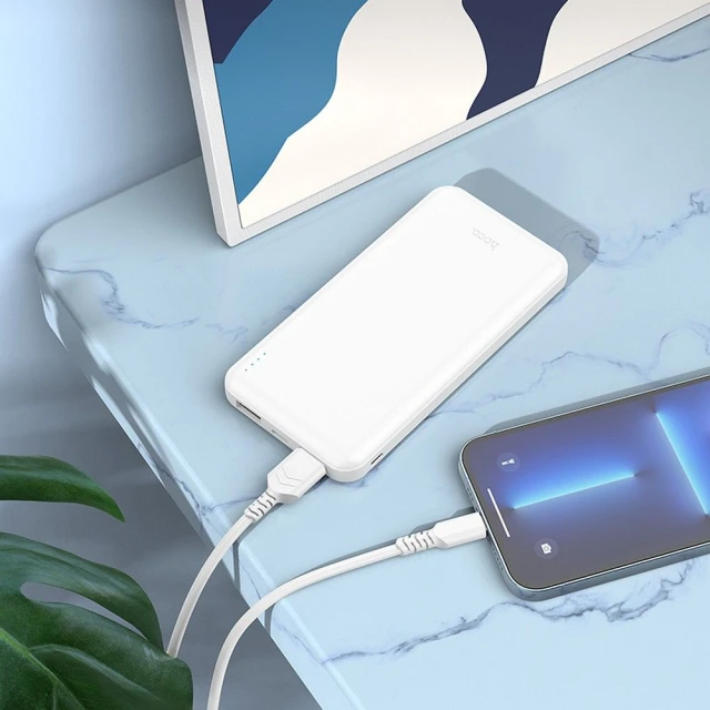 Powerbank Hoco J100 10000 mAh 2.1A White (6931474783578)