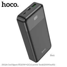 Powerbank Hoco 20000 mAh QC3.0 PD 3A 20W J102A Black (6931474783622)