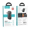 Автомобильный Bluetooth-трансмиттер Hoco Jack 3.5 mm E73 PRO Black (6931474783752)
