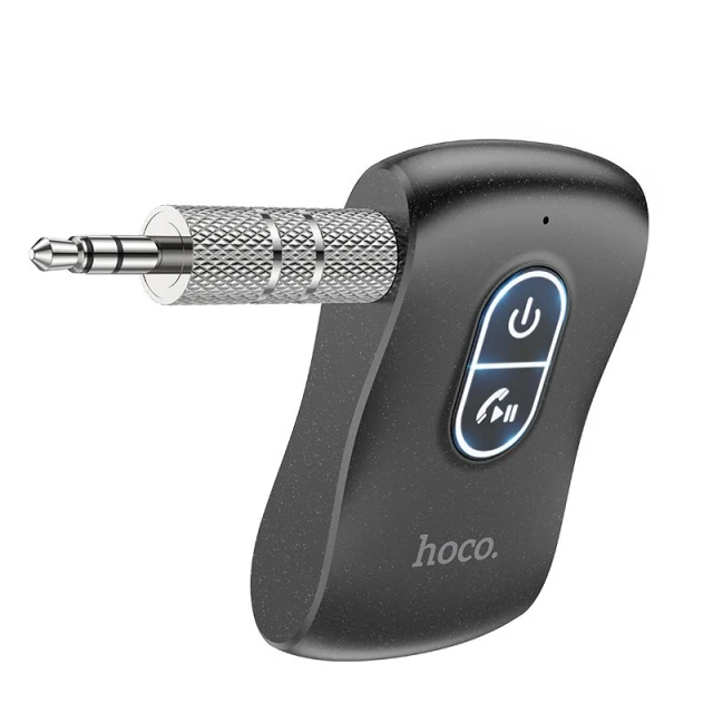Автомобильный Bluetooth-трансмиттер Hoco Jack 3.5 mm E73 PRO Black (6931474783752)