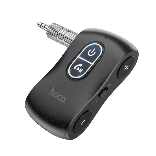 Автомобильный Bluetooth-трансмиттер Hoco Jack 3.5 mm E73 PRO Black (6931474783752)