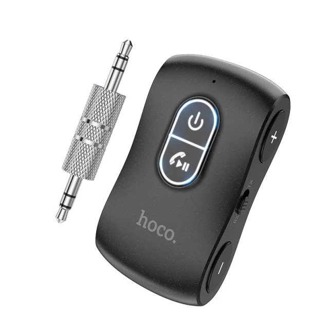 Автомобильный Bluetooth-трансмиттер Hoco Jack 3.5 mm E73 PRO Black (6931474783752)