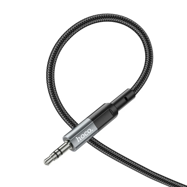 Кабель Hoco UPA23 AUX Jack 3.5 mm to Jack 3.5 mm 1 m Grey (6931474783820)