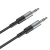 Кабель Hoco UPA23 AUX Jack 3.5 mm to Jack 3.5 mm 1 m Grey (6931474783820)