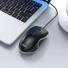 Миша дротова Hoco GM19 USB A 1000 dpi з підсвічуванням Black (6931474784131)