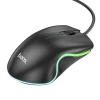 Миша дротова Hoco GM19 USB A 1000 dpi з підсвічуванням Black (6931474784131)