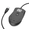 Миша дротова Hoco GM19 USB A 1000 dpi з підсвічуванням Black (6931474784131)