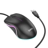 Миша дротова Hoco GM19 USB A 1000 dpi з підсвічуванням Black (6931474784131)