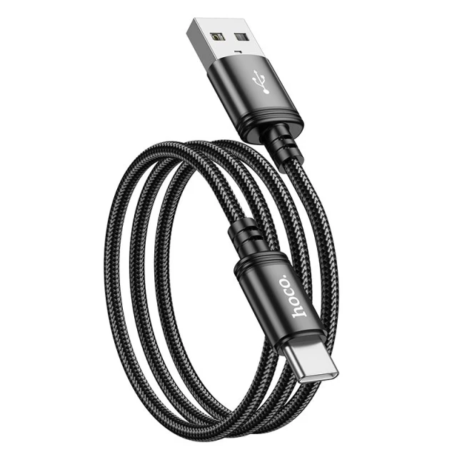 Кабель Hoco X89 USB A to USB C 3A 1m Black (6931474784360)