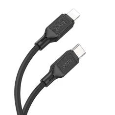 Кабель USB-C to Lightning Hoco X90 PD 20W 1 м Black (6931474788382)