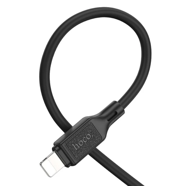Кабель USB-C to Lightning Hoco X90 PD 20W 1 м Black (6931474788382)