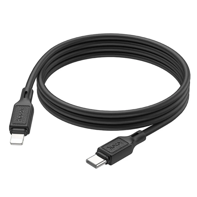 Кабель USB-C to Lightning Hoco X90 PD 20W 1 м Black (6931474788382)