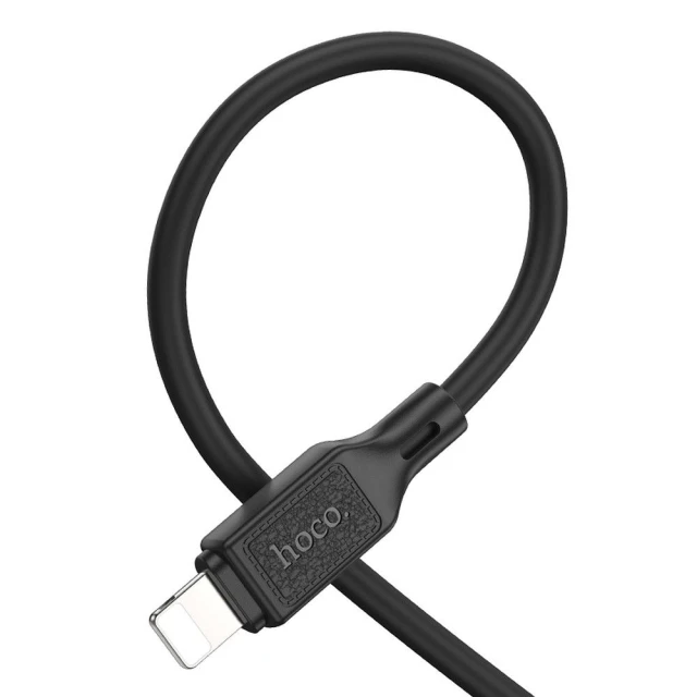 Кабель Hoco X90 USB A to Lightning Black (6931474788405)