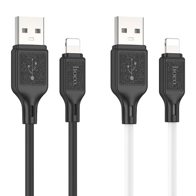 Кабель Hoco X90 USB A to Lightning White (6931474788412)