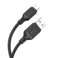 Кабель Hoco X90 USB A to Micro USB 2.4A 1 m Black (6931474788429)