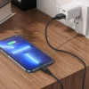 Кабель Hoco X90 USB A to Micro USB 2.4A 1 m Black (6931474788429)