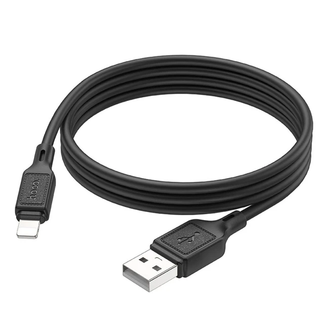 Кабель Hoco X90 USB A to Micro USB 2.4A 1 m Black (6931474788429)