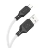 Кабель Hoco X90 USB A to Micro USB 2.4A 1 m White (6931474788436)