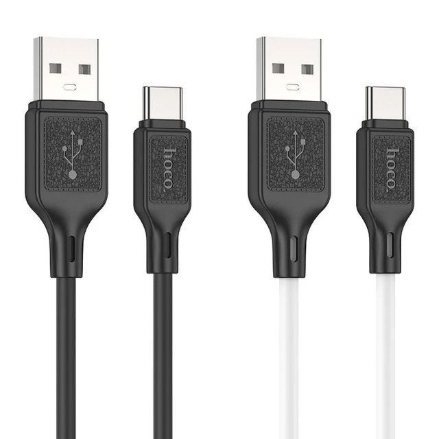 Кабель Hoco X90 USB A to Micro USB 2.4A 1 m White (6931474788436)