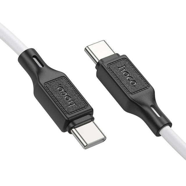 Кабель Hoco X90 USB-C to USB-C 3A 60W 1 м White (6931474788474)