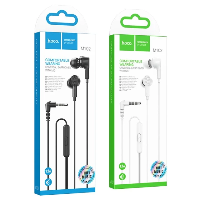 Навушники Hoco M102 Jack 3.5 mm White (6931474788504)