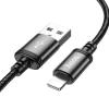 Кабель Hoco X91 USB-A to Lightning 2.4A 3m Black (6931474788702)