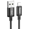 Кабель Hoco X91 USB-A to Lightning 2.4A 3m Black (6931474788702)