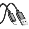 Кабель Hoco X91 USB-A to Lightning 2.4A 3m Black (6931474788702)