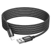 Кабель Hoco X91 USB-A to Lightning 2.4A 3m Black (6931474788702)