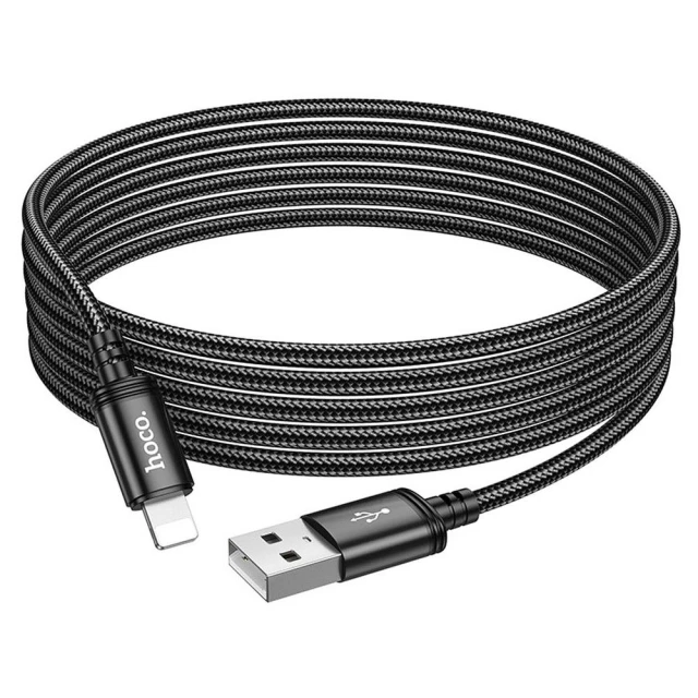 Кабель Hoco X91 USB-A to Lightning 2.4A 3m Black (6931474788702)