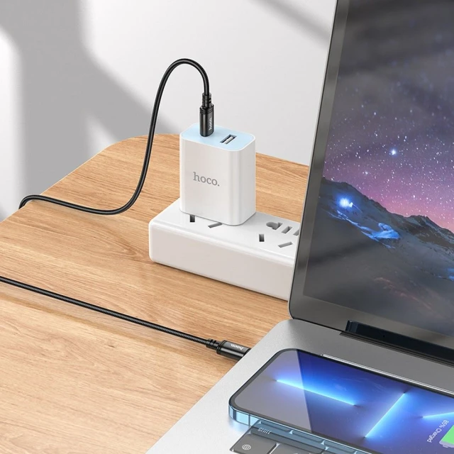 Кабель Hoco X91 USB C to USB C PD 3A 60W 3m Black (6931474788733)