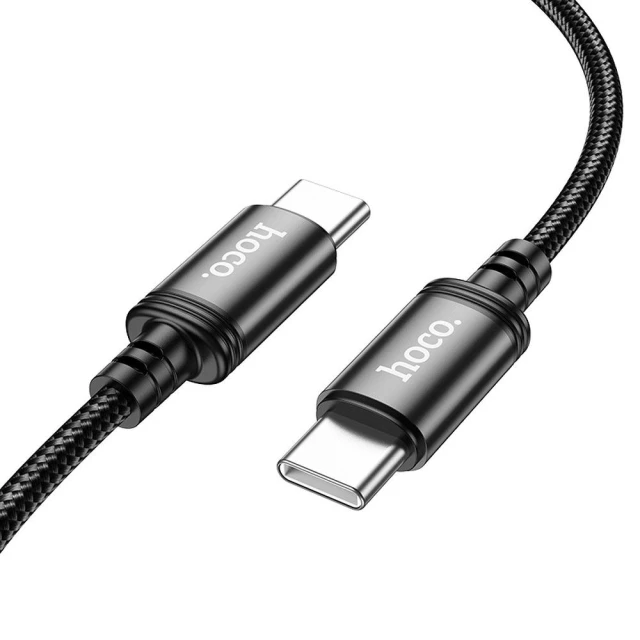 Кабель Hoco X91 USB C to USB C PD 3A 60W 3m Black (6931474788733)