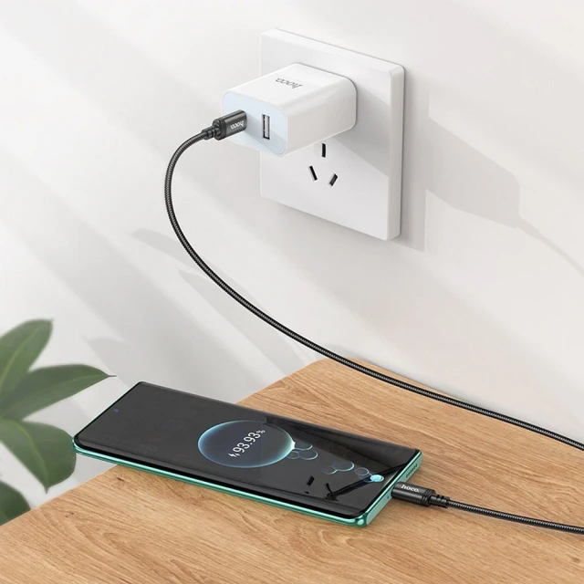 Кабель Hoco X91 USB C to USB C PD 3A 60W 3m Black (6931474788733)
