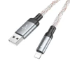 Кабель Hoco U112 USB-A to Lightning 2.4A 1м Grey (6931474788801)