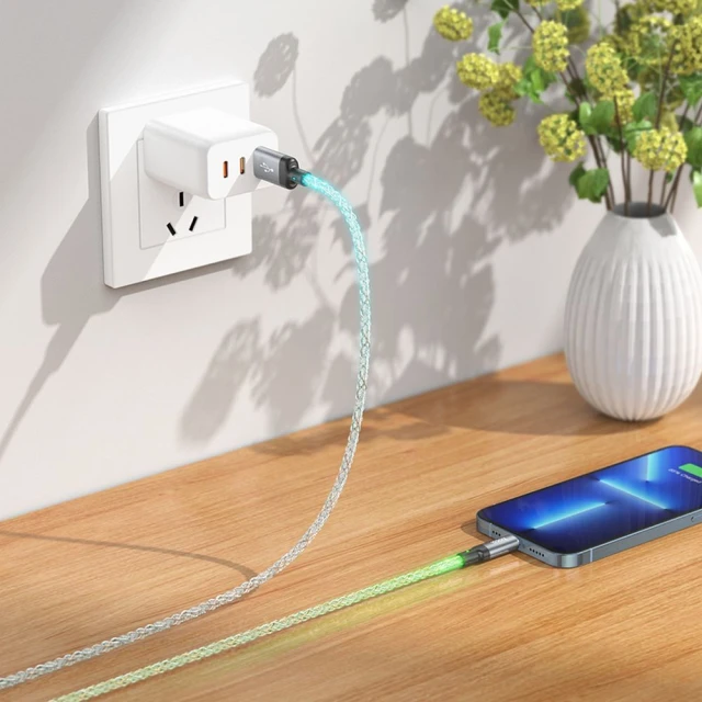 Кабель Hoco U112 USB-A to Lightning 2.4A 1м Grey (6931474788801)