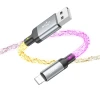 Кабель Hoco U112 USB-A to Lightning 2.4A 1м Grey (6931474788801)