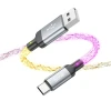 Кабель USB-A to USB-C Hoco U112 Grey (6931474788818)