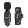 Беспроводной петличный микрофон Hoco Lightning L15 Black (6931474789020)