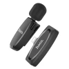 Беспроводной петличный микрофон Hoco Lightning L15 Black (6931474789020)