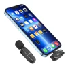 Беспроводной петличный микрофон Hoco Lightning L15 Black (6931474789020)