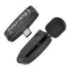 Бездротовий петличний мікрофон USB-C Hoco L15 Black (6931474789037)