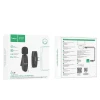 Бездротовий петличний мікрофон USB-C Hoco L15 Black (6931474789037)